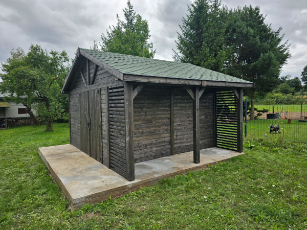 DOMEK NARZĘDZIOWY Z DREWUTNIĄ MILOS 5x3 - obrazek 3