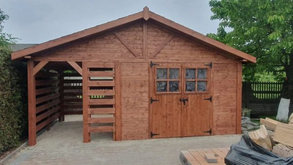 DOMEK NARZĘDZIOWY Z DREWUTNIĄ SANTORYN 5x3