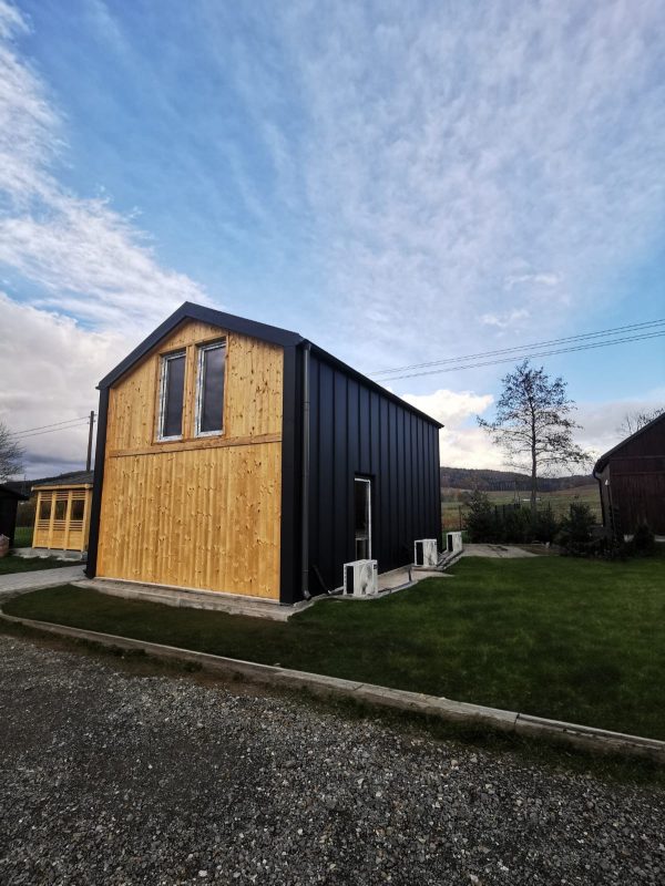 Domek całoroczny styl stodoła LOFT 5x7m - obrazek 3